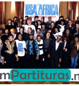 Partitura we are the world